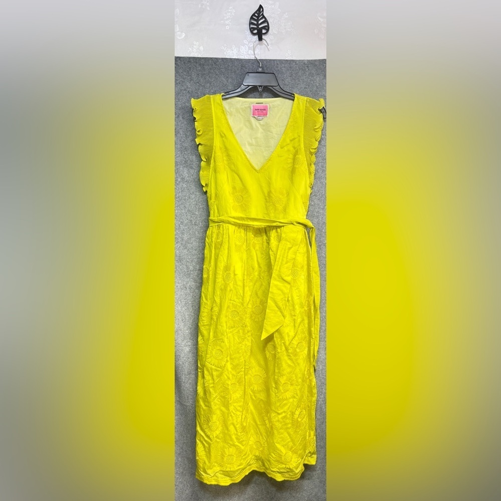Kate Spade New York bloom Oganza embroidered floral dress size 6 - Picture 7 of 15